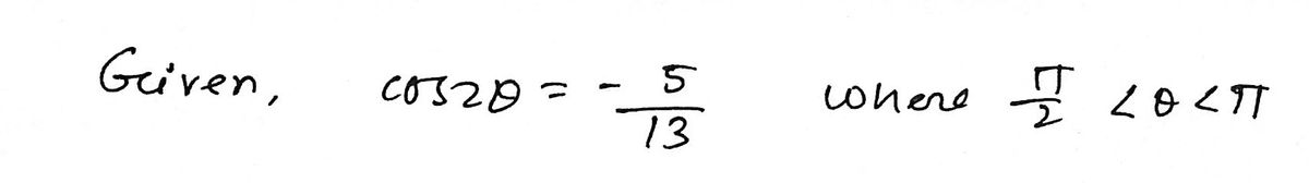 Trigonometry homework question answer, step 1, image 1